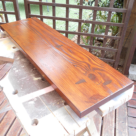 Outdoor table with ice box cooler