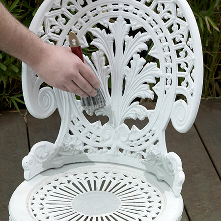 Home Dzine Garden Ideas Re Iron Or Steel Furniture - Repaint Aluminium Garden Furniture