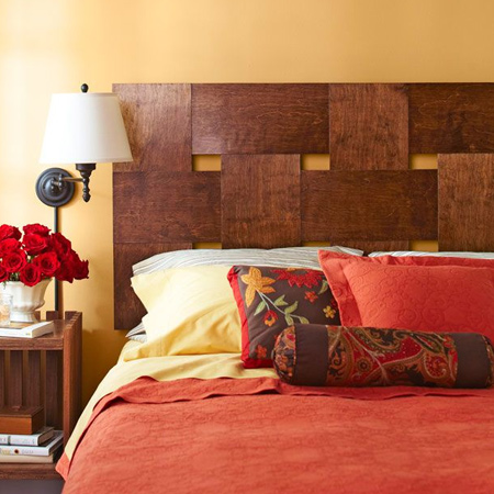 make a diy headboard with veneer