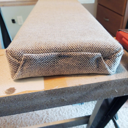 Tufted headboard with a unique twist