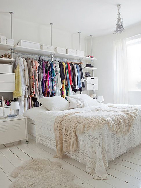 Home Dzine Bedrooms Storage Ideas, Headboard Shelves Ideas