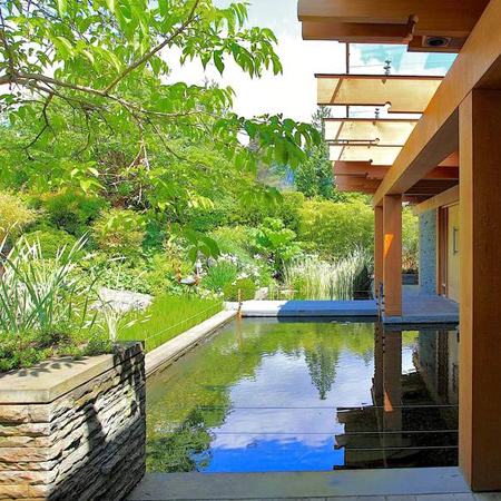 Breathtaking warm wood home