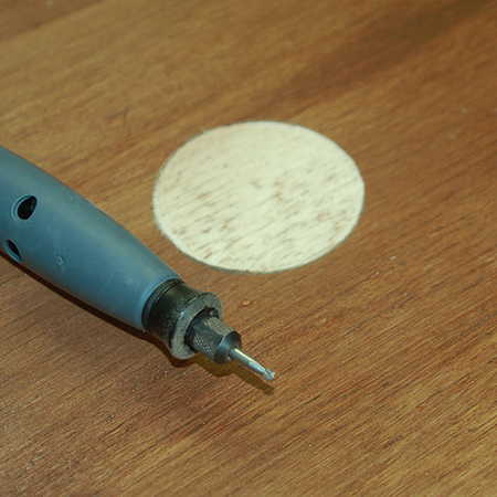 Wall art using Dremel and Woodoc