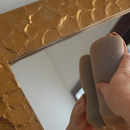 The stocking duster is perfect for dusting 