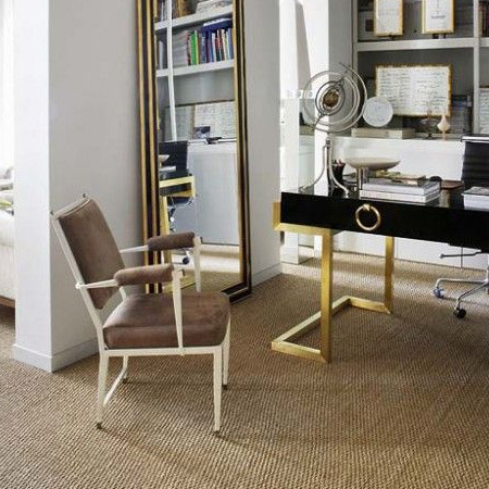 Sisal has antistatic properties that make it an excellent flooring choice of a home office, as well as being a natural sound absorbing flooring material.