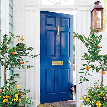 Blue-on-blue for spring looks