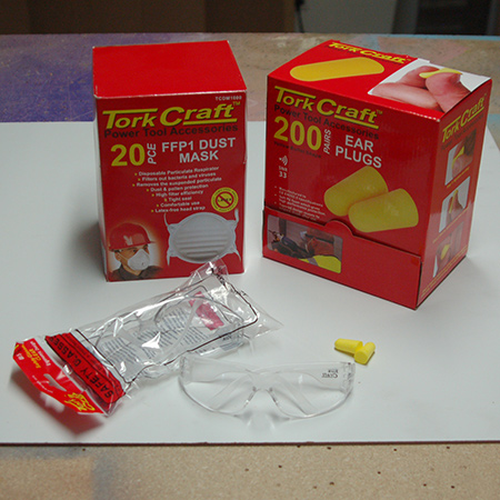 When doing your own home maintenance, repairs or projects, using safety gear is essential. Here are four items you should already have in your toolbox or workshop.