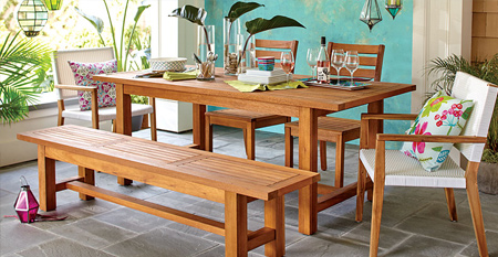 We are already starting to feel that spring is on the way, and it looks like it's going to be a hot one - one where you will want to spend more time outdoors relaxing in the garden or on the patio. Refresh your outdoor space with colourful, patterned fabrics.