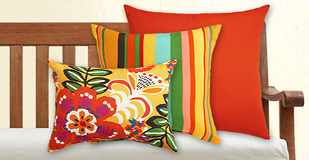 For cushions you only require basic sewing skills to make a cover for a cushion filler, or to pad with foam bits or batting. A simple oxford flap cushion cover is easy to make and you can choose your favourite combination of fabrics to add pops of colour to your outdoor furniture.&nbsp;