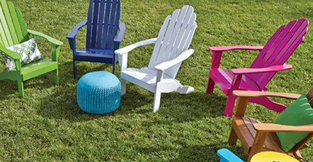 Don't forget that you can so easily use Rust-Oleum 2X or Universal spray paint to add colourful accents to your outdoor space. Use Rust-Oleum on wood, concrete, plastic, wicker and so much more. Find a wide selection of colours and products at your local Builders Warehouse