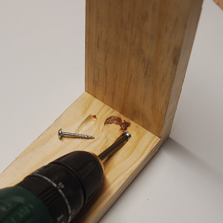 Here in South Africa, most DIY enthusiasts use pine for projects due to its affordability and availability. Unfortunately, pine is a softwood and can easily split if the drilled hole is too deep. 