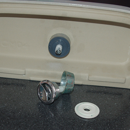 Quick Tip: Replace dual-flush button