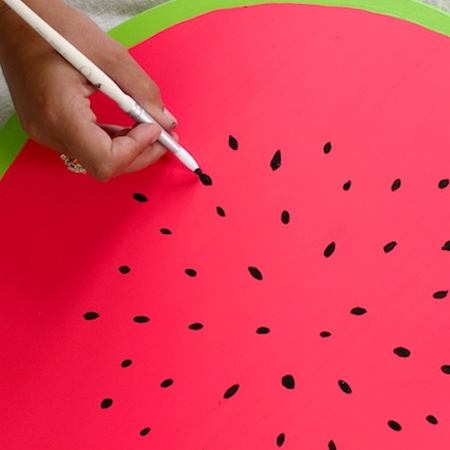 Summer fun with a watermelon tray