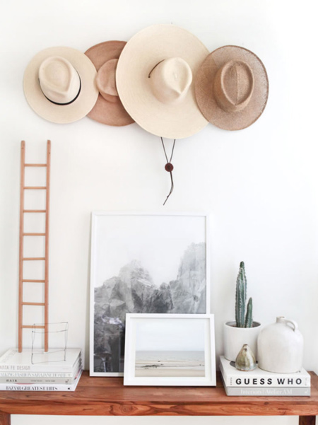 Add interest to blank walls