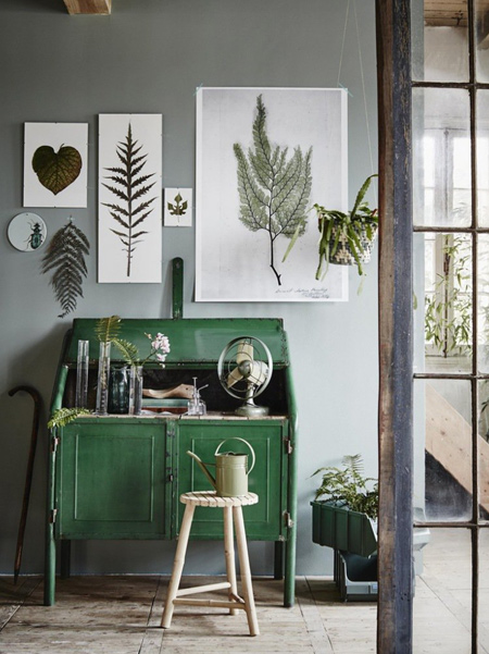 Add interest to blank walls