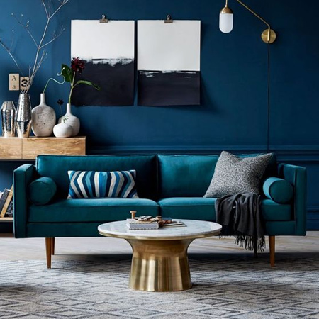 Blue-on-blue for spring looks