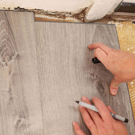 Update floors with vinyl flooring