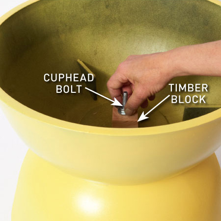 Easy flower pot tables