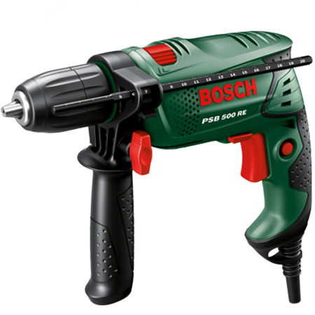 Compact and lightweight, the Bosch PSB500RE comes in at around R690 and great for both men and ladies to use for projects in and around the home. It packs enough power to drill into concrete with ease if you use the right drill bits.