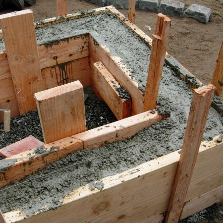 Use concrete for durable outdoor furniture