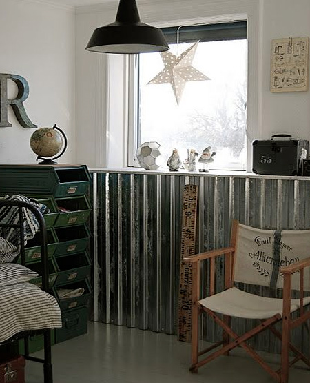 Uses for corrugated and galvanised sheet metal