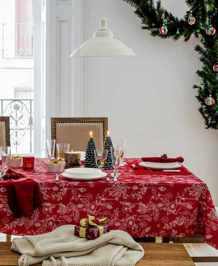 Festive dining tables