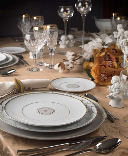 Festive dining tables