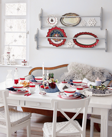 Festive dining tables