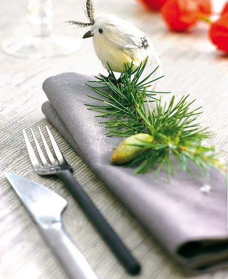 Festive dining tables