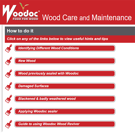 Woodoc website has all the answers