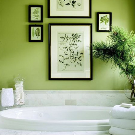 Greenery is a calming and refreshing colour that is ideal for any room