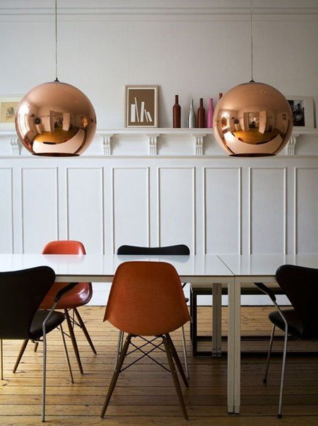 Create your own copper pendant lights with rustoleum copper metallics spray paint