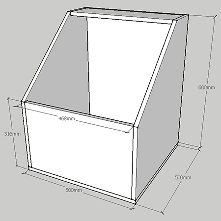 You can buy 16mm BisonBord at your local Builders Warehouse - and have it cut to size.