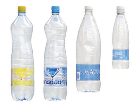 Recycled PET plastic bottles become art
