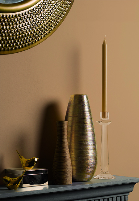 a collection of beautiful colours that enhance this year's trend for metallic accessories