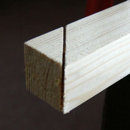Make mitre joints without a power saw