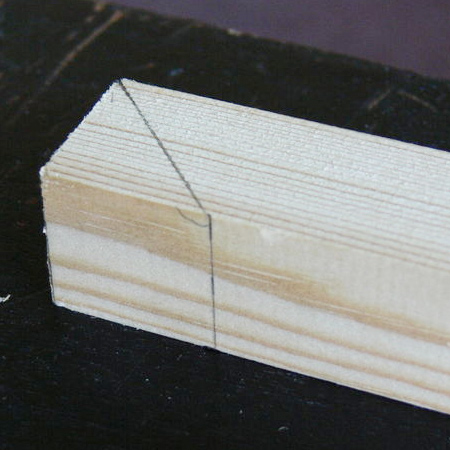 Make mitre joints without a power saw