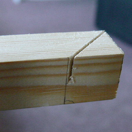 Make mitre joints without a power saw