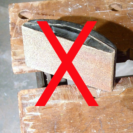 Sanding blocks and hand sanding are sometimes a necessity