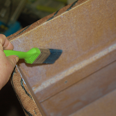 Upholstered ottoman sealer