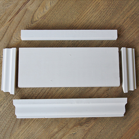 Easy floating shelves for a bathroom - how to