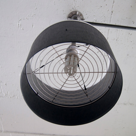 make diy industrial style pendant shade