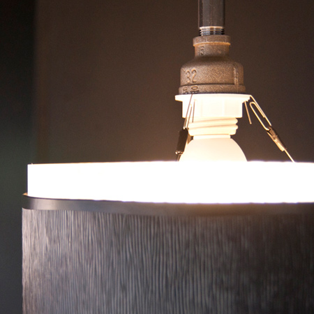 diy industrial style pendant shade