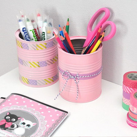 Makeover mismatched accessories for a pretty pink girl's bedroom