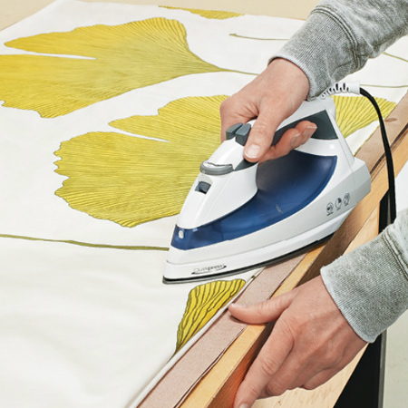 Make a fabric room divider 