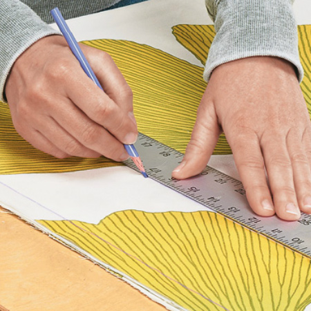 Make a fabric room divider 