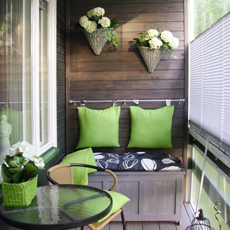 Practical ideas for a small balcony