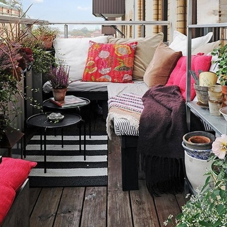 Practical ideas for a small balcony