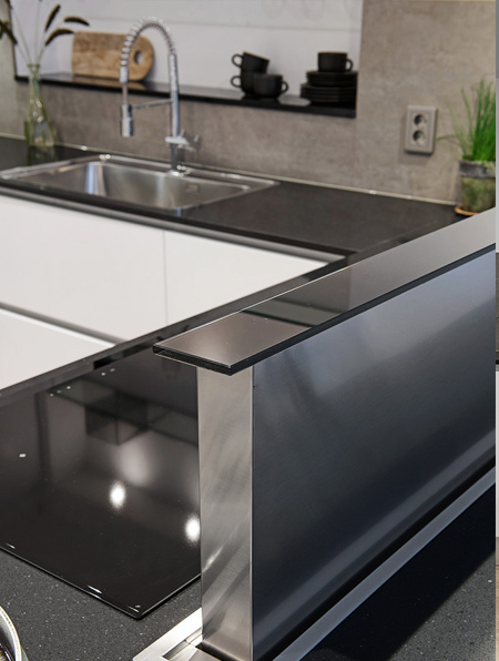 Make a small kitchen feel large