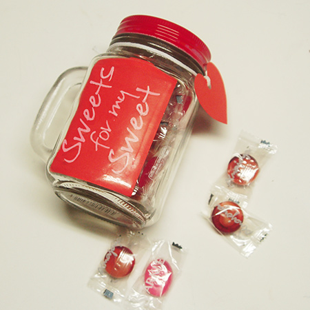 Crafty Valentine's heart brooch